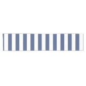 Chemin De Table Court Rayures côtières classiques | Bleu Cobalt (Horizontal)
