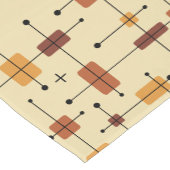 Chemin De Table Court Rectangles arrondies Carré orange (Coin)