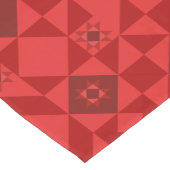 Chemin De Table Court Red Nordic Star Noël brillant (Coin)