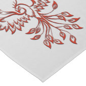 Chemin De Table Court Red Phoenix se lève Silver (Coin)