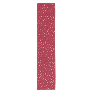 Chemin De Table Court Red Prim, White Stars, 4 juillet Table Runner