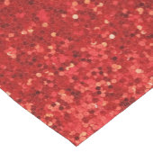 Chemin De Table Court Red sparkling glitter pattern (Coin)