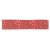 Chemin De Table Court Red sparkling glitter pattern (Horizontal)