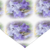 Chemin De Table Court Regal Beares Iris - Violet & Blanc (Coin)