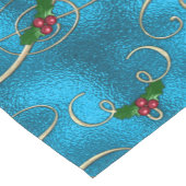 Chemin De Table Court Remous modernes et élégants de Noël (Coin)