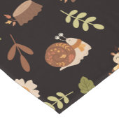 Chemin De Table Court Renard boisé Automne Thème Sombre (Coin)