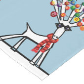 Chemin De Table Court Rennes de Noël dans la neige (Coin)