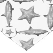 Chemin De Table Court Requins Starfish Ocean Life Côtier marin (Coin)