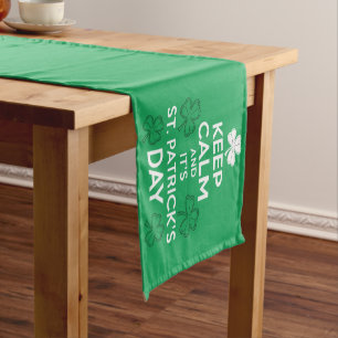 Chemin De Table Court Restez Calme C'est la Saint-Patrick Irlandais