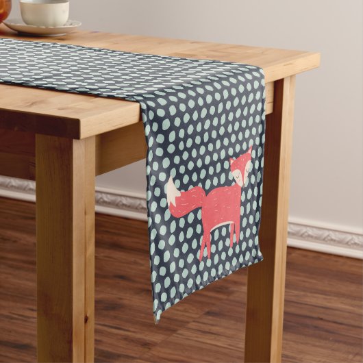 Chemin De Table Court Retro Fox (In Situ)