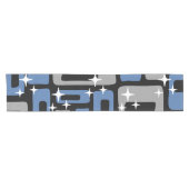 Chemin De Table Court Retro Mid-Century Moderne Abstrait (Horizontal)