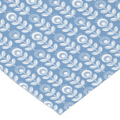 Chemin De Table Court Rétro motif bleu scandinave (Coin)