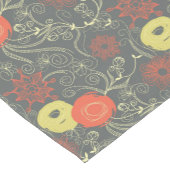 Chemin De Table Court Rétro motif floral 3 (Coin)