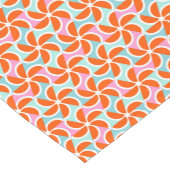 Chemin De Table Court Rétro motif orange de cale (Coin)