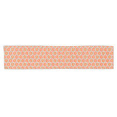 Chemin De Table Court Rétro motif orange de cale (Horizontal)