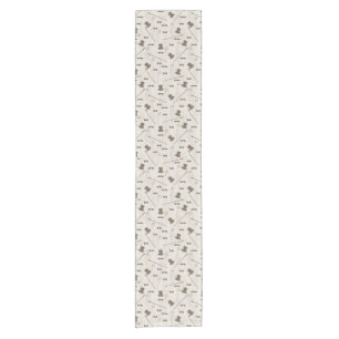 Chemin De Table Court Rétro motif pour l'homme 2