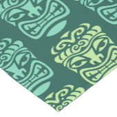 Chemin De Table Court Retro Tiki Beach Bar Motif (Coin)