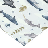 Chemin De Table Court Rorquals d'eau  (Coin)