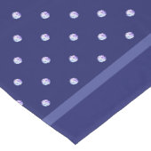 Chemin De Table Court Rosace bleue (Coin)