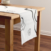 Chemin De Table Court Rose (In Situ)