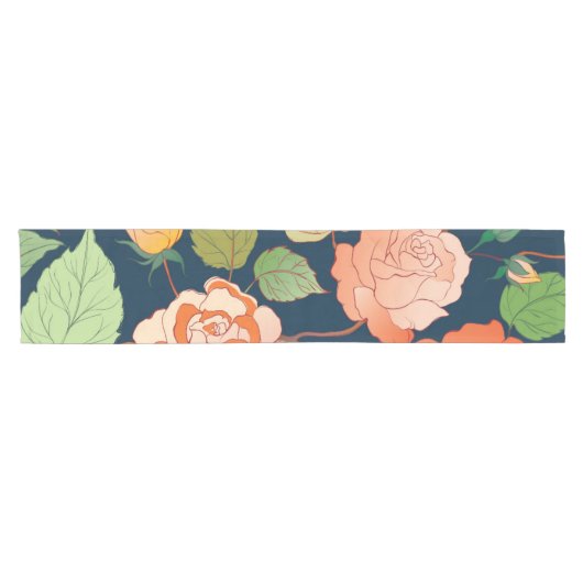 Chemin De Table Court Rose 15 (Horizontal)