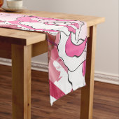 Chemin De Table Court Rose 33 (In Situ)