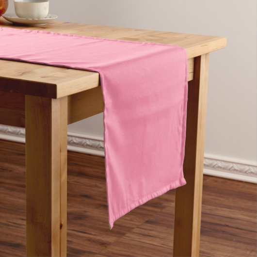 Chemin De Table Court rose Baker-Miller (uni) (In Situ)