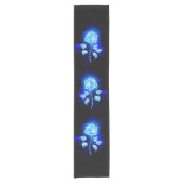 Chemin De Table Court Rose bleu brûlant (Devant)