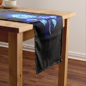 Chemin De Table Court Rose bleu brûlant (In Situ)