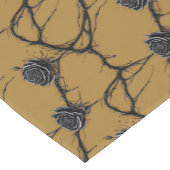 Chemin De Table Court Rose gothique noir Motif Speedpaint (Coin)