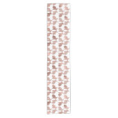 Chemin De Table Court Rose Parties scintillant or lapin lapin lapin Prin (Devant)