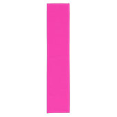 Chemin De Table Court Rose perse solide rose profond (Devant)