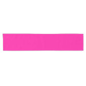 Chemin De Table Court Rose perse solide rose profond (Horizontal)