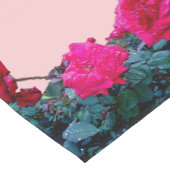 CHEMIN DE TABLE COURT ROSE ROUGE TABLECLOTH (Coin)