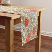 Chemin De Table Court "Rose" William Morris (In Situ)