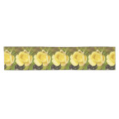 Chemin De Table Court Rosebud jaune (Horizontal)