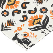 Chemin De Table Court Rosemaling Norwegian Folk Art (Coin)