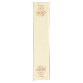 Chemin De Table Court Roses jaunes (Devant)