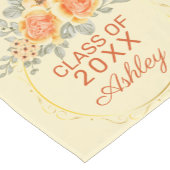 Chemin De Table Court Roses jaunes (Coin)