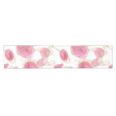 Chemin De Table Court Roses roses (Horizontal)