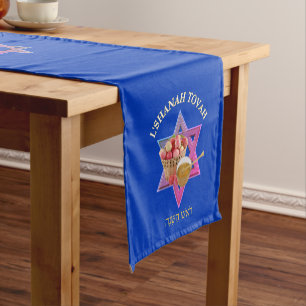 Chemin De Table Court Rosh Hashanah Nouvel An juif