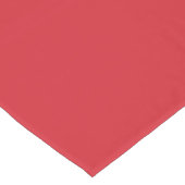 Chemin De Table Court rouge Amaranthe (couleur solide) (Coin)