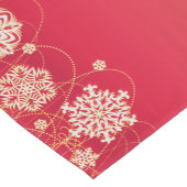 Chemin De Table Court Rouge élégant Joyeux Noël (Coin)