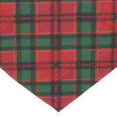 Chemin De Table Court Rouge Et Vert Plaid (Coin)