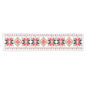 Chemin De Table Court Rouge, noir et Brown style sud-ouest (Horizontal)