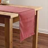 Chemin De Table Court "Rouge sang" (In Situ)