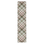 Chemin De Table Court rouge vert et blanc Noël plissé (Devant)