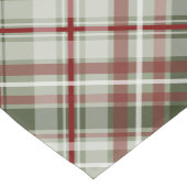 Chemin De Table Court rouge vert et blanc Noël plissé (Coin)