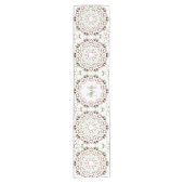 Chemin De Table Court Rouge Vert Noël Classic Table Custom (Devant)