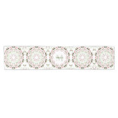 Chemin De Table Court Rouge Vert Noël Classic Table Custom (Horizontal)